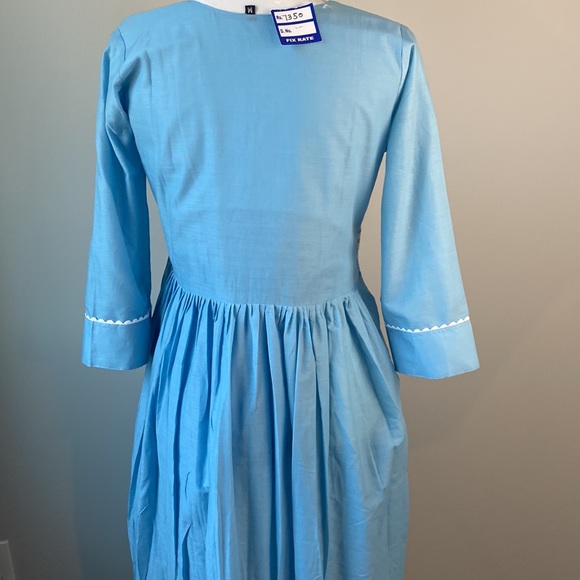 Designer Indian cotton Kurti top Nehra style cut embroidered - Picture 6 of 7